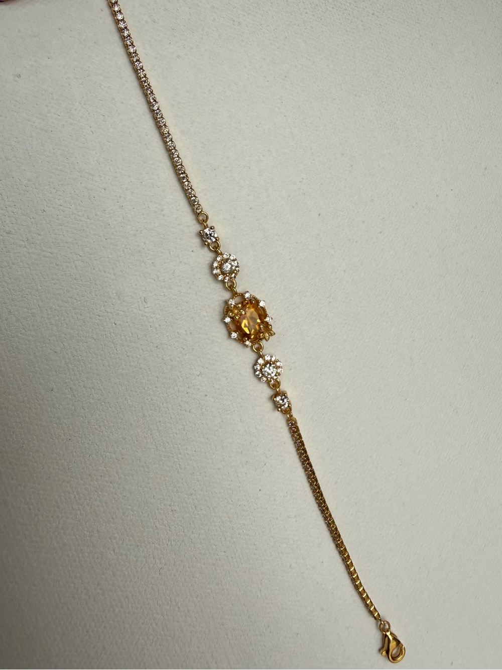 925 GP Citrine Bracelet